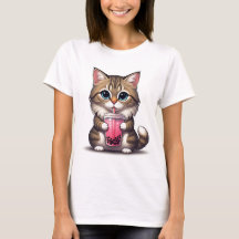 T-shirt Cute Cat Boba