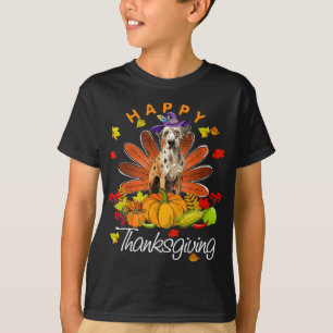 T-shirt Cute Catahoula Leopard Chien Bon thanksgiving Turk