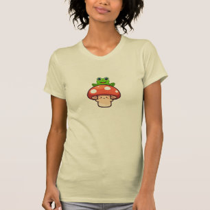 T-shirt Cute champignon & Frog Duo, Kawaii tee graphique