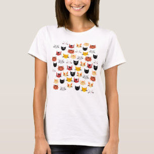 T-shirt Cute chat