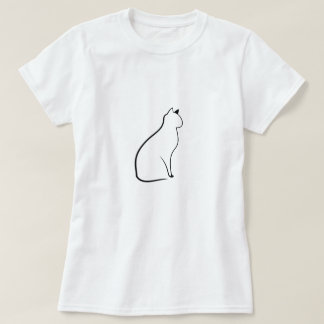 T-shirt Cute chat