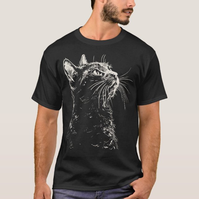 T-shirt Cute chat (Devant)