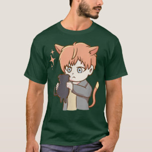 T-shirt Cute Chat - Anime Otaku Girl Aesthétique Japon Cul