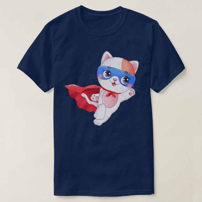 T-shirt Cute Chat Flâne À Travers Air Drôle Cadeaux De Cha (Design devant)