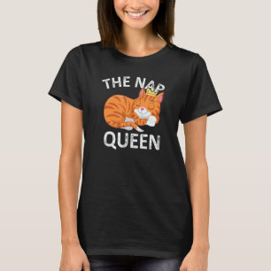T-shirt Cute Chat La Nap Reine Kitty Filles Fille Chat Mam