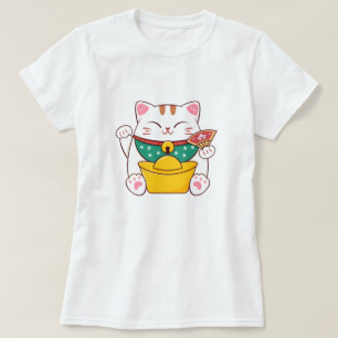 T-shirt Cute Chat Lucky