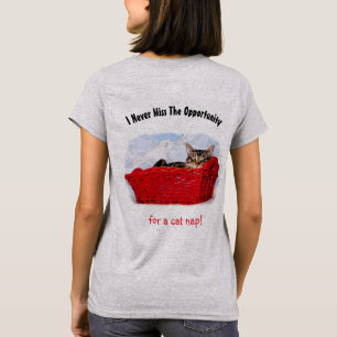 T-shirt Cute chaton Nap Chaton Sleeping Kitten dans le pan