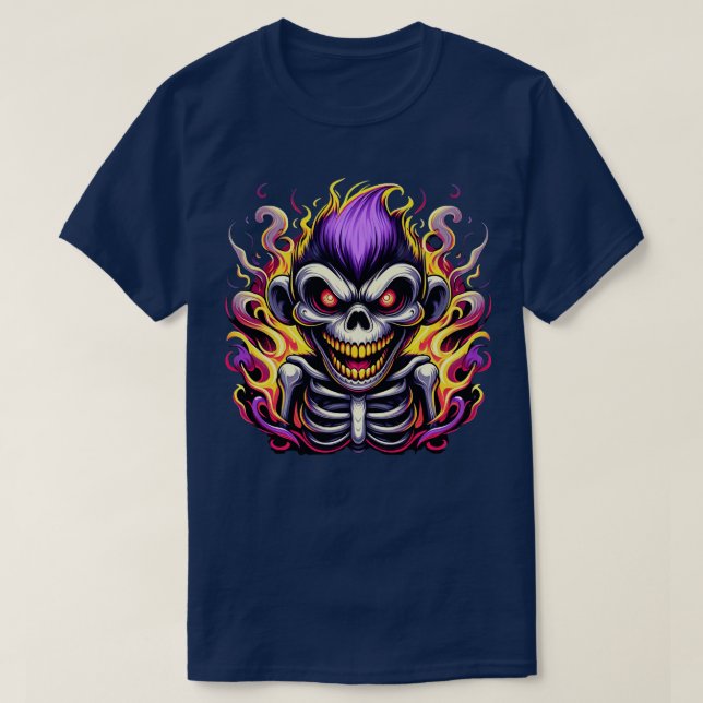 T-shirt Cute Cheeky Singe Halloween Conception pour enfant (Design devant)
