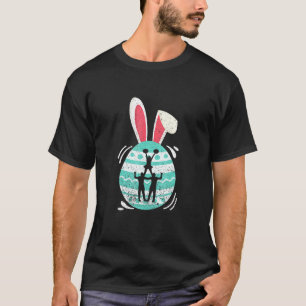 T-shirt Cute Cheerleader Oeufs de Pâques Costume lapin Dég