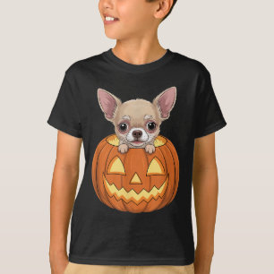 T-shirt Cute Chihuahua dans une citrouille Chien drôle Hal