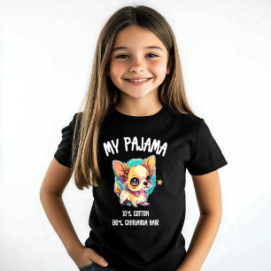 T-shirt Cute Chihuahua Pajama Drôle Amusant Amoureux Chien