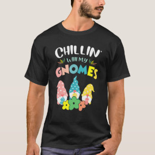 T-shirt Cute Chillinu2019 Avec Mes Gnomes Squad Happy East