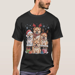 T-shirt Cute Chow Chow Chiots de Noël Amoureux de les chie