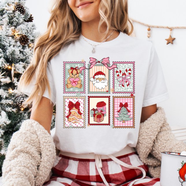 T-shirt Cute Christmas Coquette Frames (Créateur téléchargé)