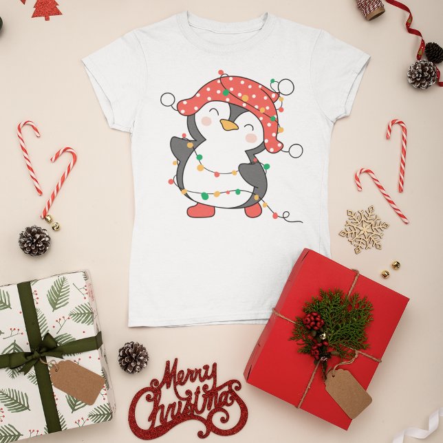 T-shirt Cute Christmas Penguin (Créateur téléchargé)