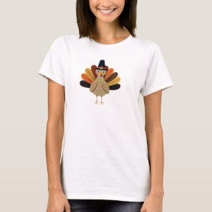 T-shirt Cute, classique/vintage Thanksgiving Turquie