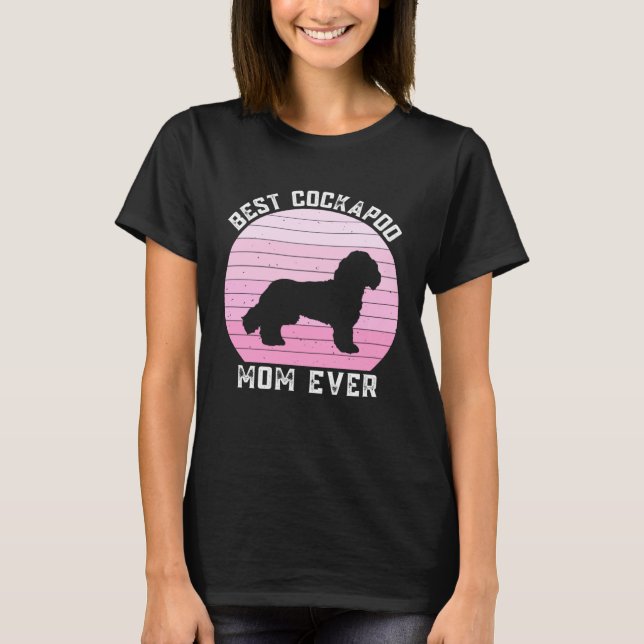 T-shirt Cute Cockapoo Maman Pour Femmes Cockapoo Chien Mam (Devant)