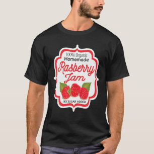 T-shirt Cute confiture de framboise maison Easy Lazy Hallo