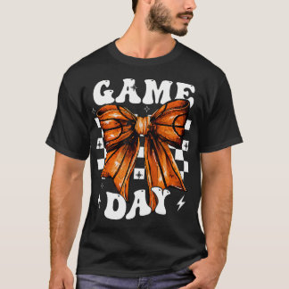 T-shirt Cute Coquette Basketball Jour Basketball Lover