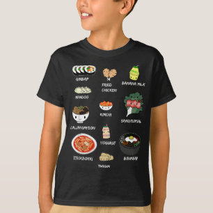 T-shirt Cute Coréen Nourriture, Bibimbap et Coréen Aesthét