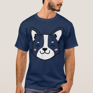 T-shirt Cute Corgi Face Costume d'Halloween facile Groupe