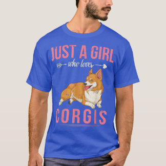 T-shirt Cute Corgi Propriétaire Filles Femmes Amoureux des