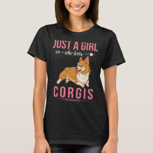 T-shirt Cute Corgi Propriétaire Filles Femmes Chien Animau