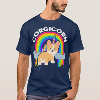 T-shirt Cute Corgicornunicorn Rainbowcorgi propriétaire-76