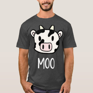 T-shirt Cute Cow Moo Kawaii Agriculteur d'animaux de ferme