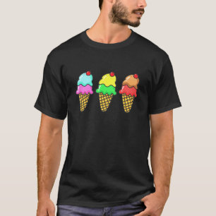 T-shirt Cute Crème glacée Dessert