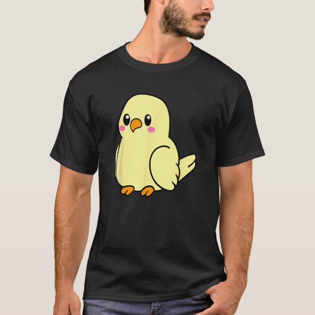 T-shirt Cute Cuddly Chubby Cockatiel (Devant)