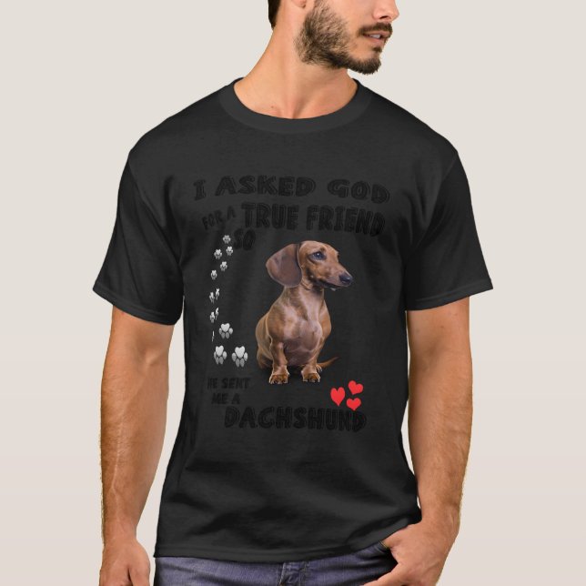 T-shirt Cute Dachshund Cadeau Wiener Weenie Amoureux des c (Devant)