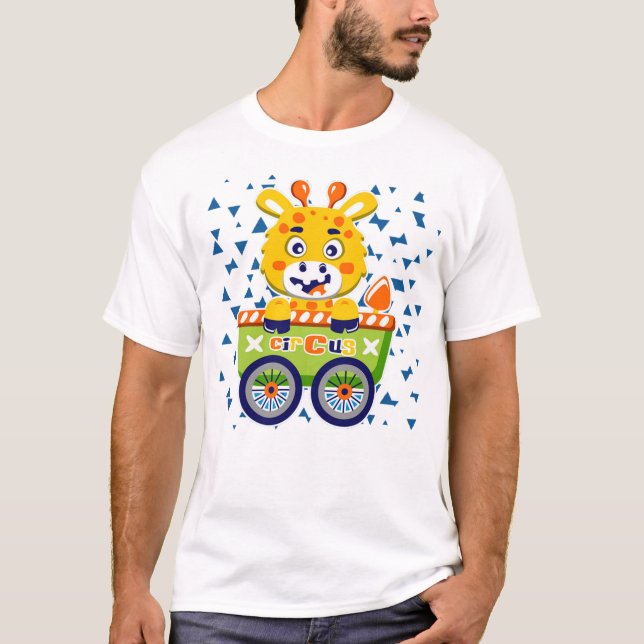 T-shirt Cute de girafe (Devant)