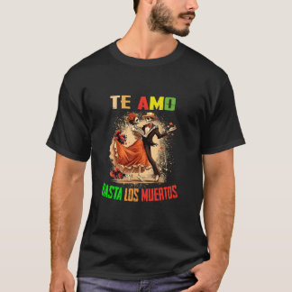T-shirt Cute De Los Muertos La Catrina Jour de Dead Sugar