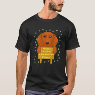 T-SHIRT CUTE DOXIE FUNNY WIENER CHIEN HEUREUX DÉSIRS DACHS