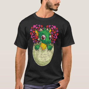 T-shirt Cute Dragon Coeur Imaginaire animal Dragon