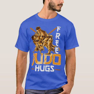 T-shirt Cute Drôle Libre Judo Hugs MIXED MARTIAL ART Mixte