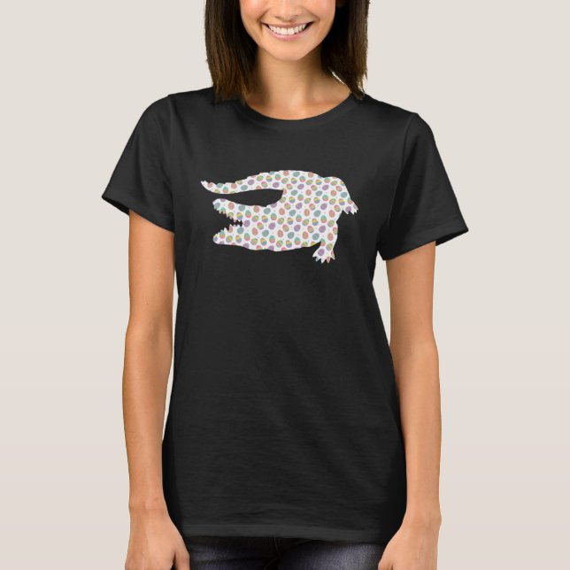 T-shirt Cute Easter Egg Alligators  Easter Day 2023 (Devant)