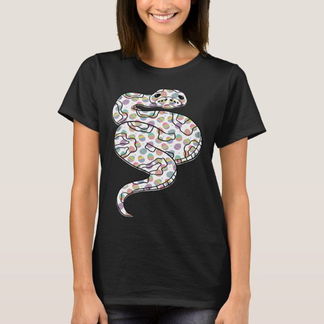 T-shirt Cute Easter Egg Ball Python  Easter Day 2023 (Devant)