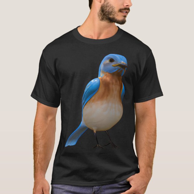 T-shirt Cute Eastern Bluebird Sunset  1 (Devant)