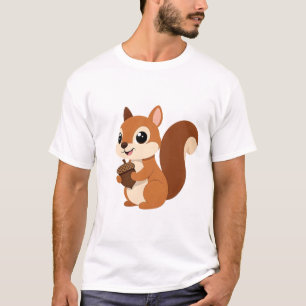 T-shirt Cute écureuil