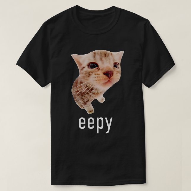 T-shirt Cute Eepy Chat Sleepy Chats Mème Drôle (Design devant)