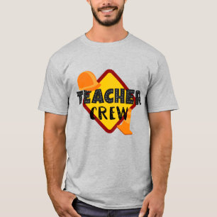 T-shirt Cute Enseignant de construction équipe de l'art du