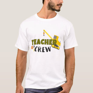 T-shirt Cute Enseignant de construction équipe de mots art
