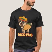 Cute Et Drôle Carlin Taco Drôle Vêtements Drôle