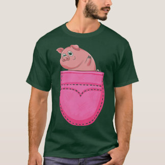 T-shirt Cute Farm Animal Pig Lover Farmer Animal Lover Poc