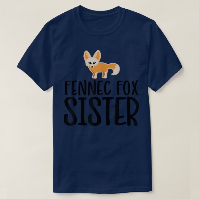 T-shirt Cute Fennec Fo Soeur (Design devant)
