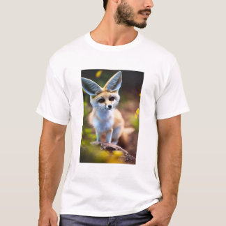 T-shirt Cute Fennec fox