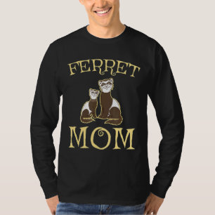 T-shirt Cute Ferret Maman Hommes Femmes
