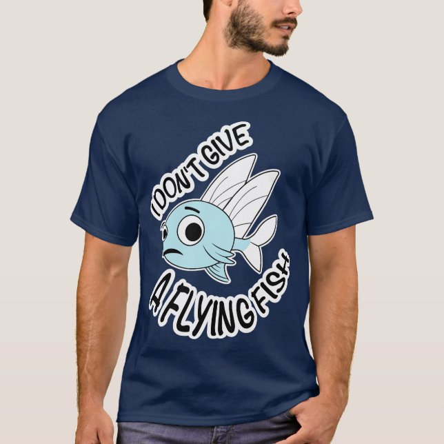 T-shirt Cute Fish je ne donne pas de poisson volant (Devant)